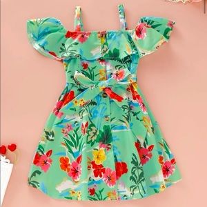 SHEIN Floral Toddler Dress
